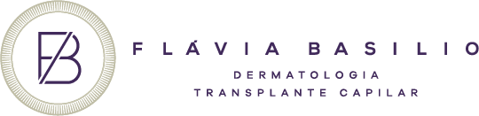logo Dra Flávia Basilio Dermatologia e transplante capilar